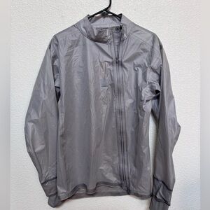 NWT Hoka One One Performance Shield Jacket Men’s M Grey Full Zip
